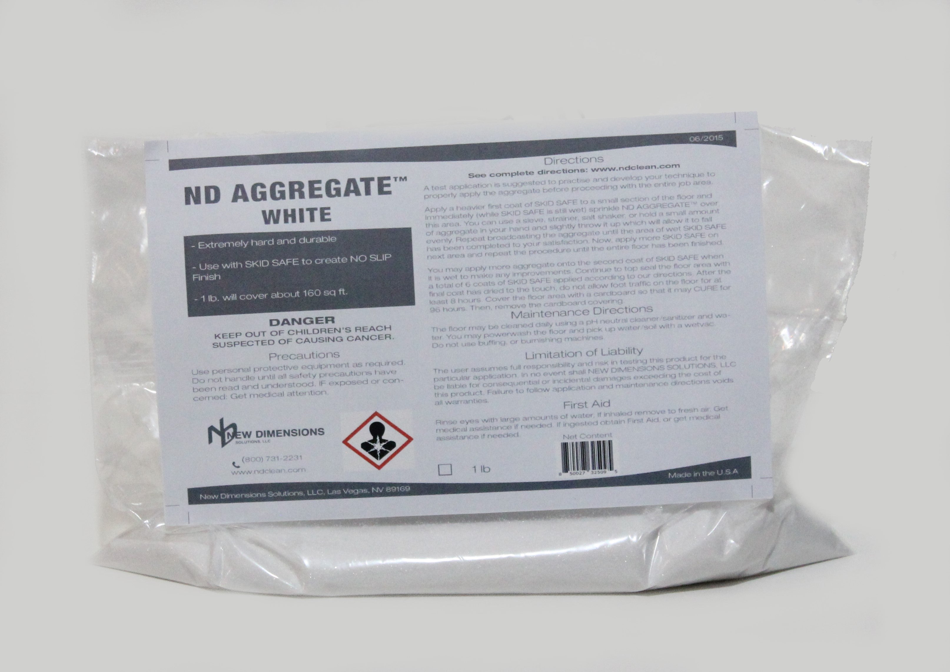 ND AGGREGATE™ Enhanced Traction Additive for SKID SAFE™