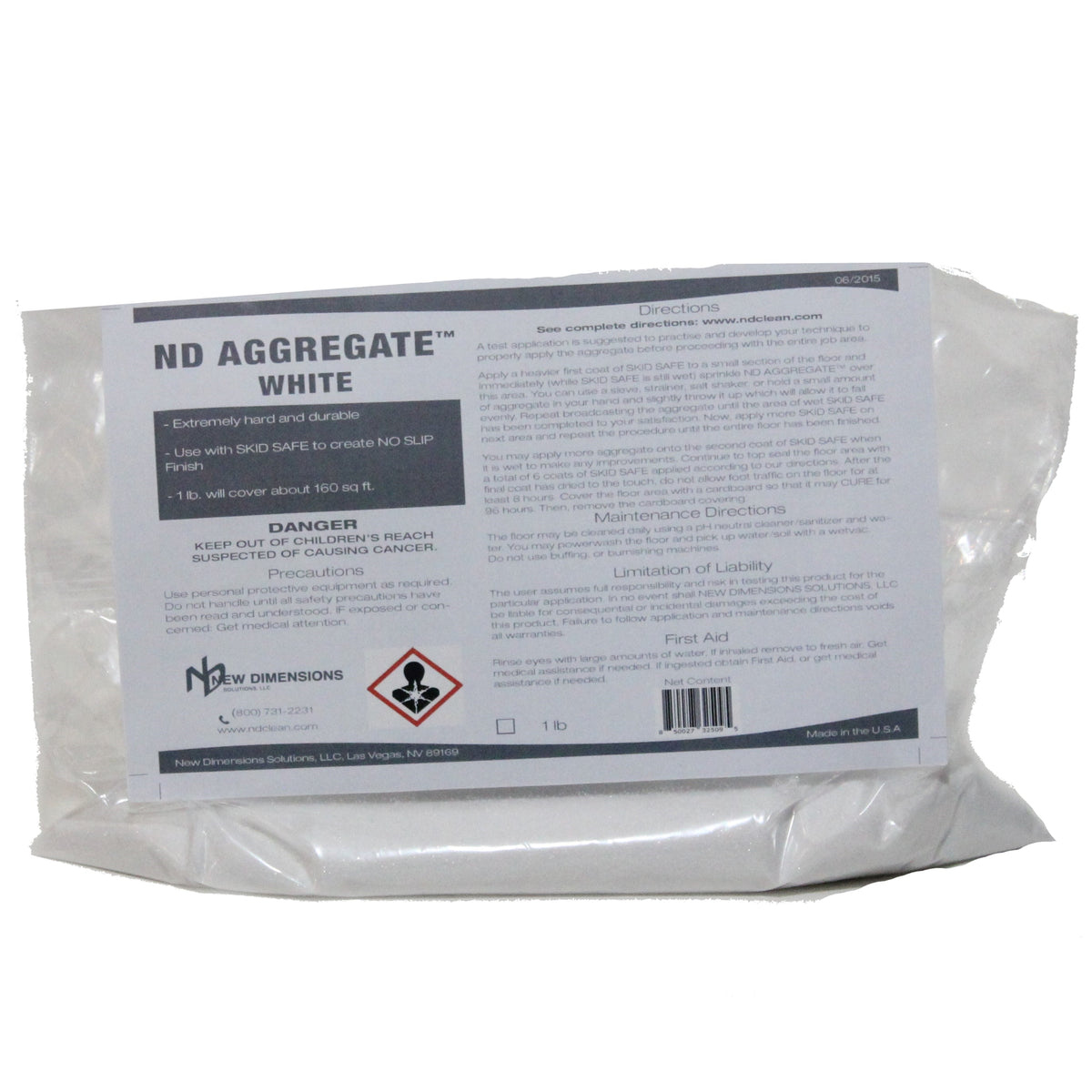 ND AGGREGATE Non-Slip Traction Additive for SKID SAFE Sealer - Anti Slip Paint Additive