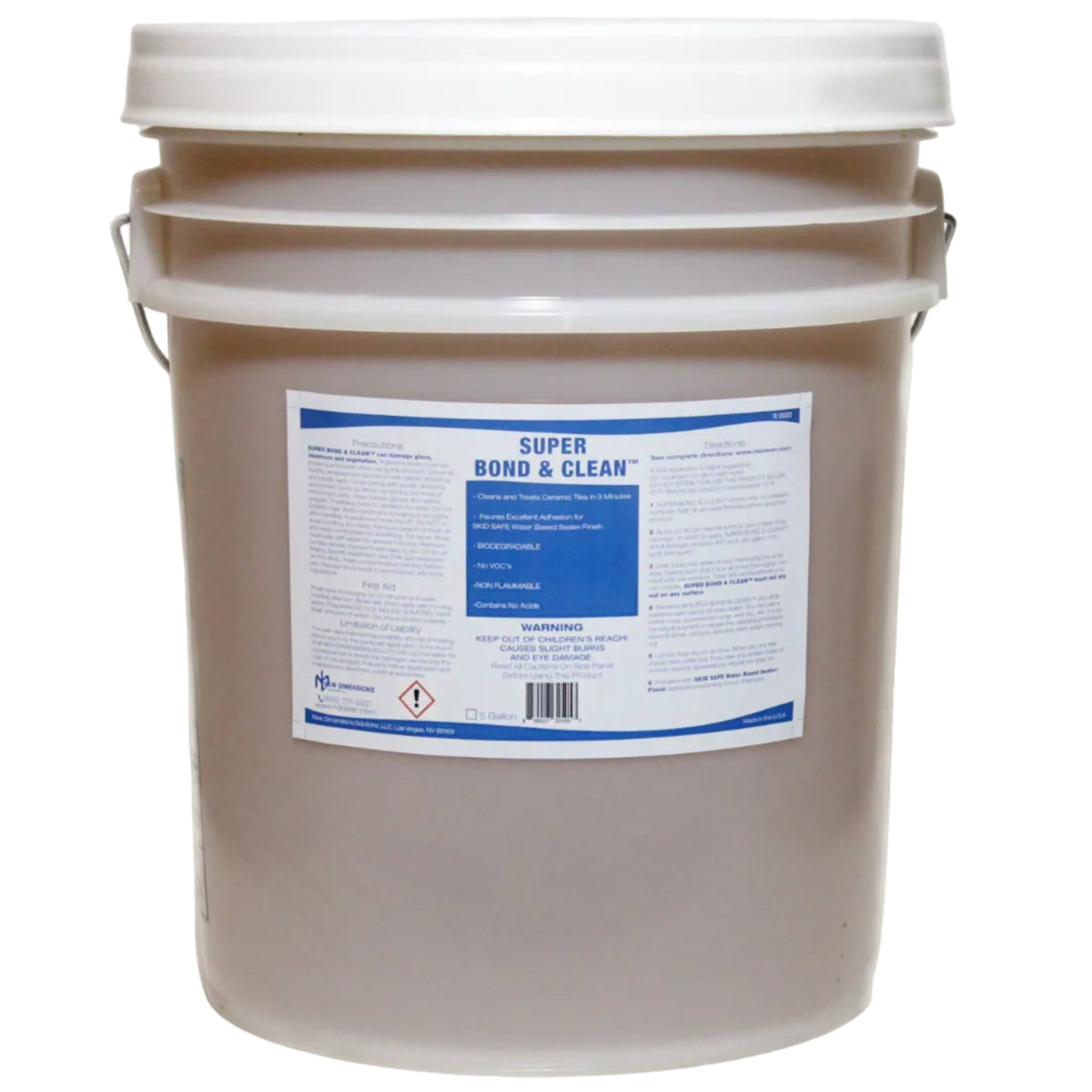 SUPER BOND & CLEAN Surface Prep Cleaner - Bond Cleaner and Degreaser for Floors Before Coating