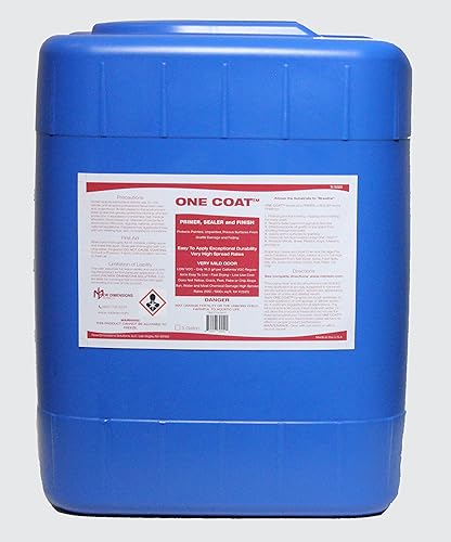 New Dimensions Solutions ONE COAT™ Water Based Primer/Sealer/Finish (multi-surface primer/sealer, or use before ND Graffiti Shield™) (Regular/Gloss, 5-Gallon Pail)