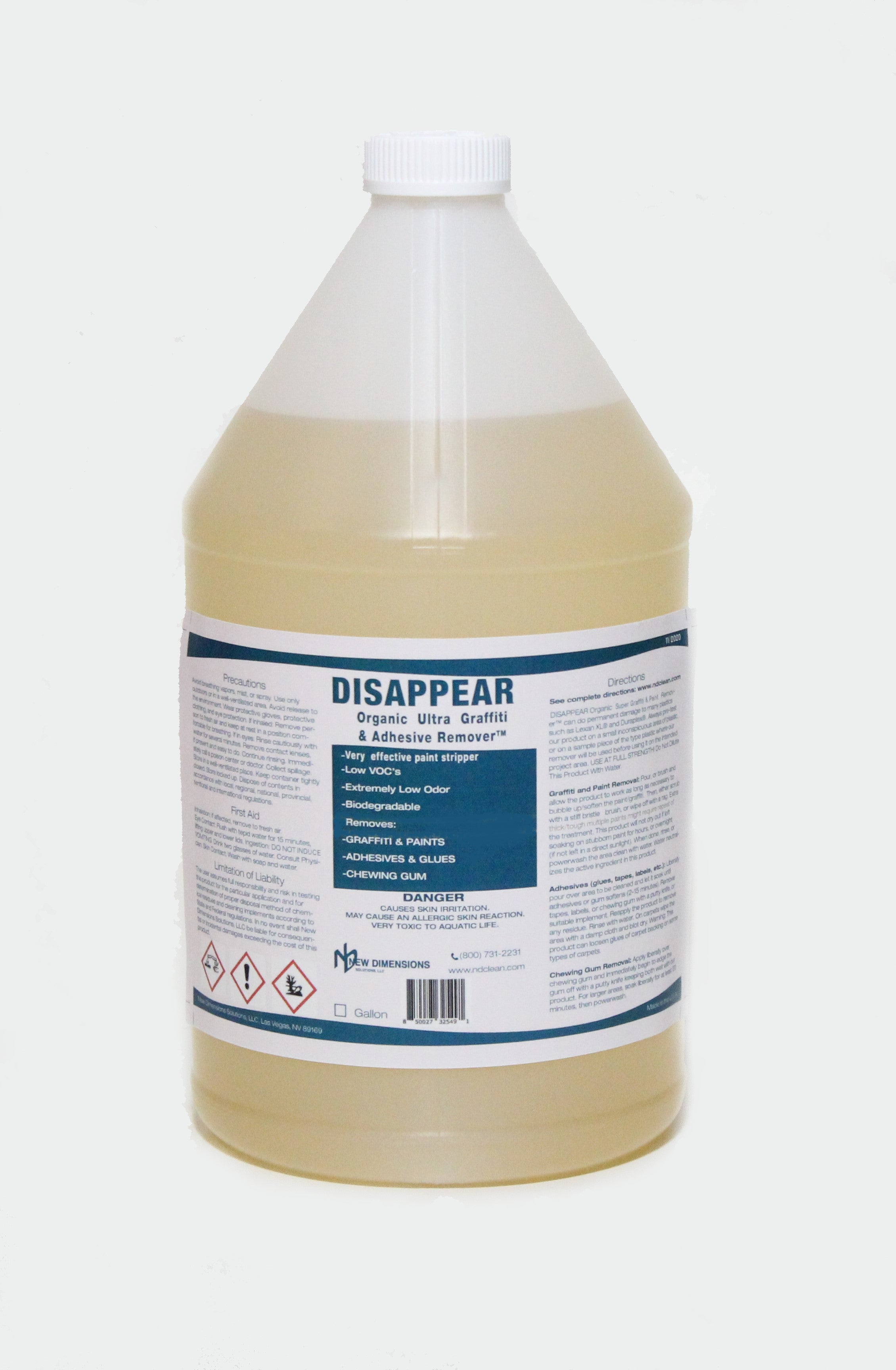 Disappear Ultra Graffiti Remover | NEW DIMENSIONS SOLUTIONS, LLC