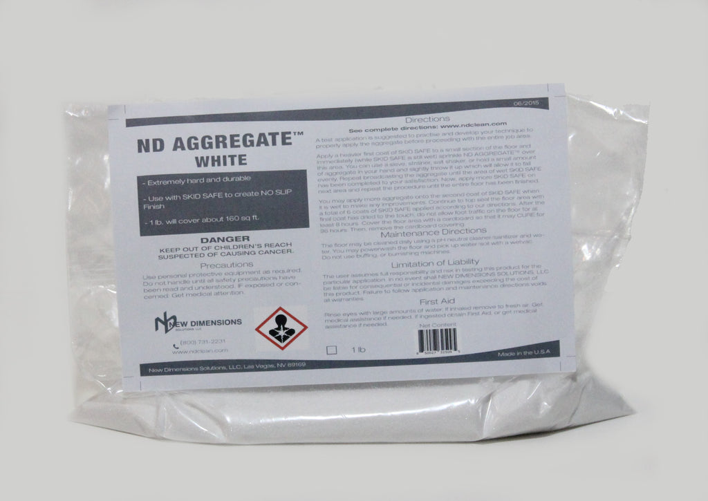 ND Aggregate White Additive | NEW DIMENSIONS SOLUTIONS, LLC