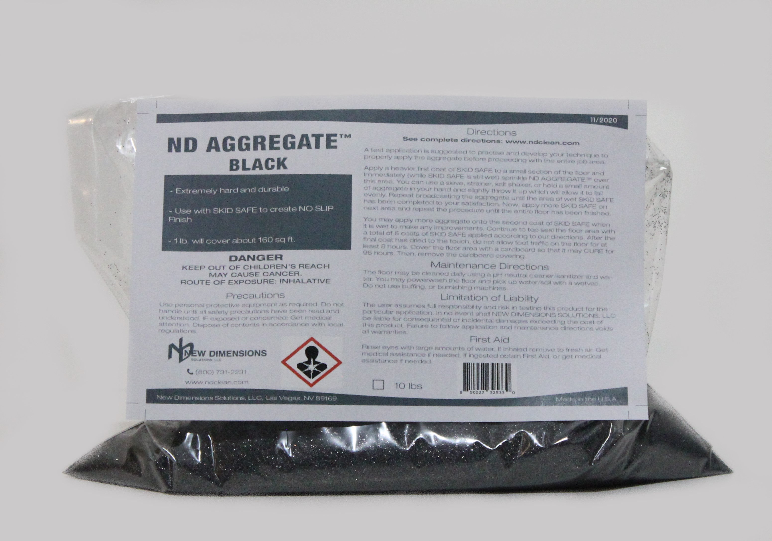 ND Aggregate White Additive | NEW DIMENSIONS SOLUTIONS, LLC