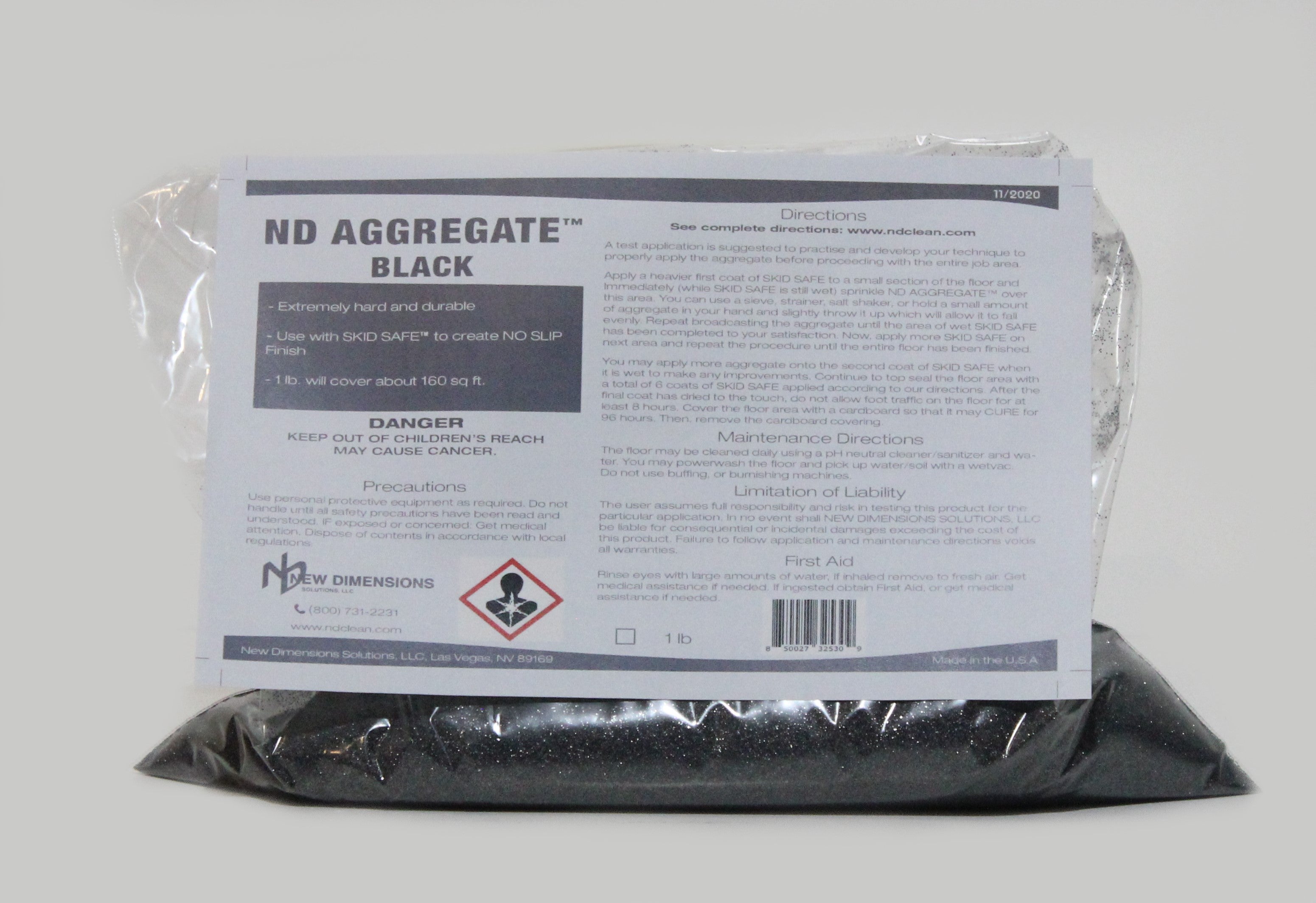 ND Aggregate White Additive | NEW DIMENSIONS SOLUTIONS, LLC