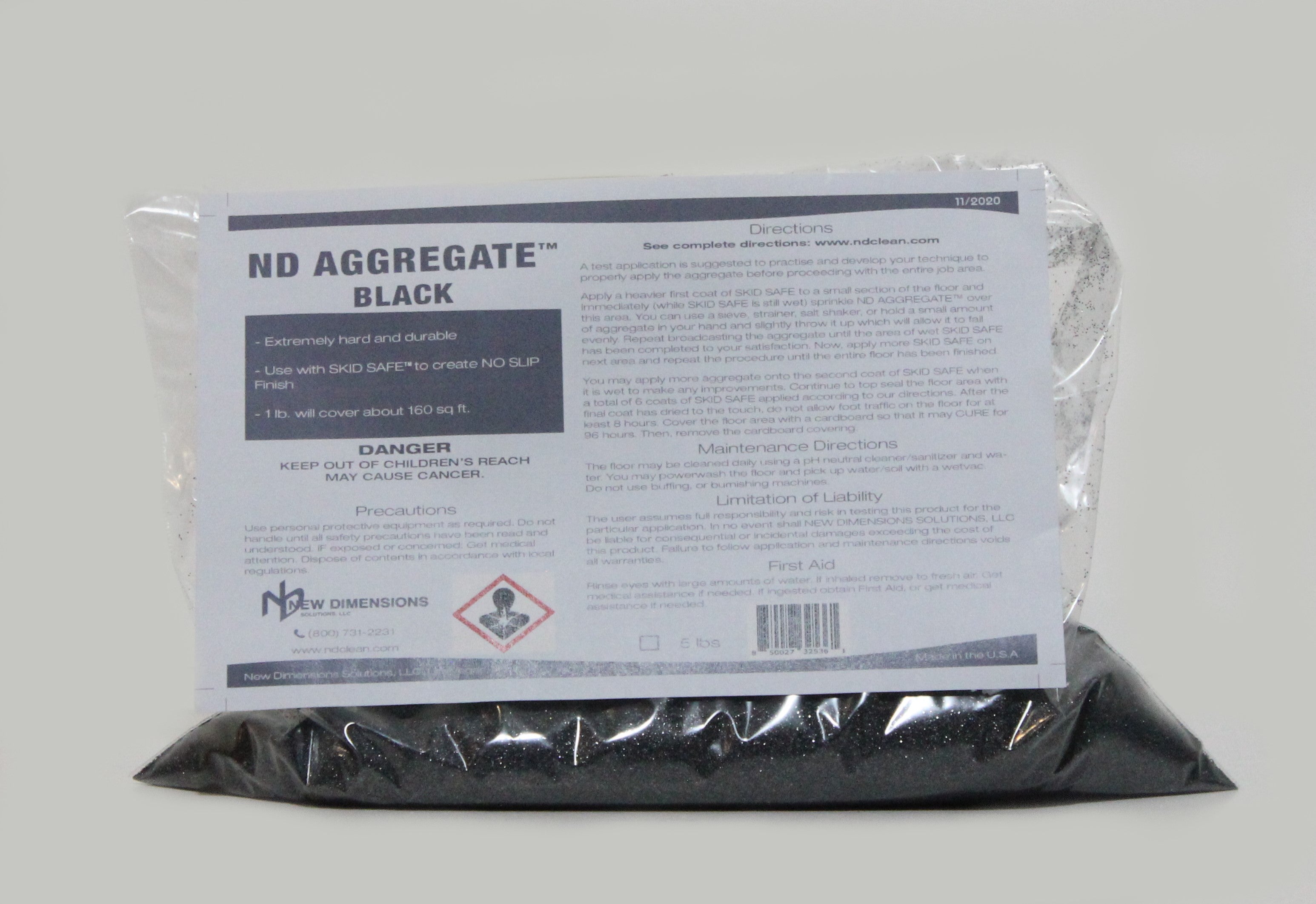 ND Aggregate White Additive | NEW DIMENSIONS SOLUTIONS, LLC