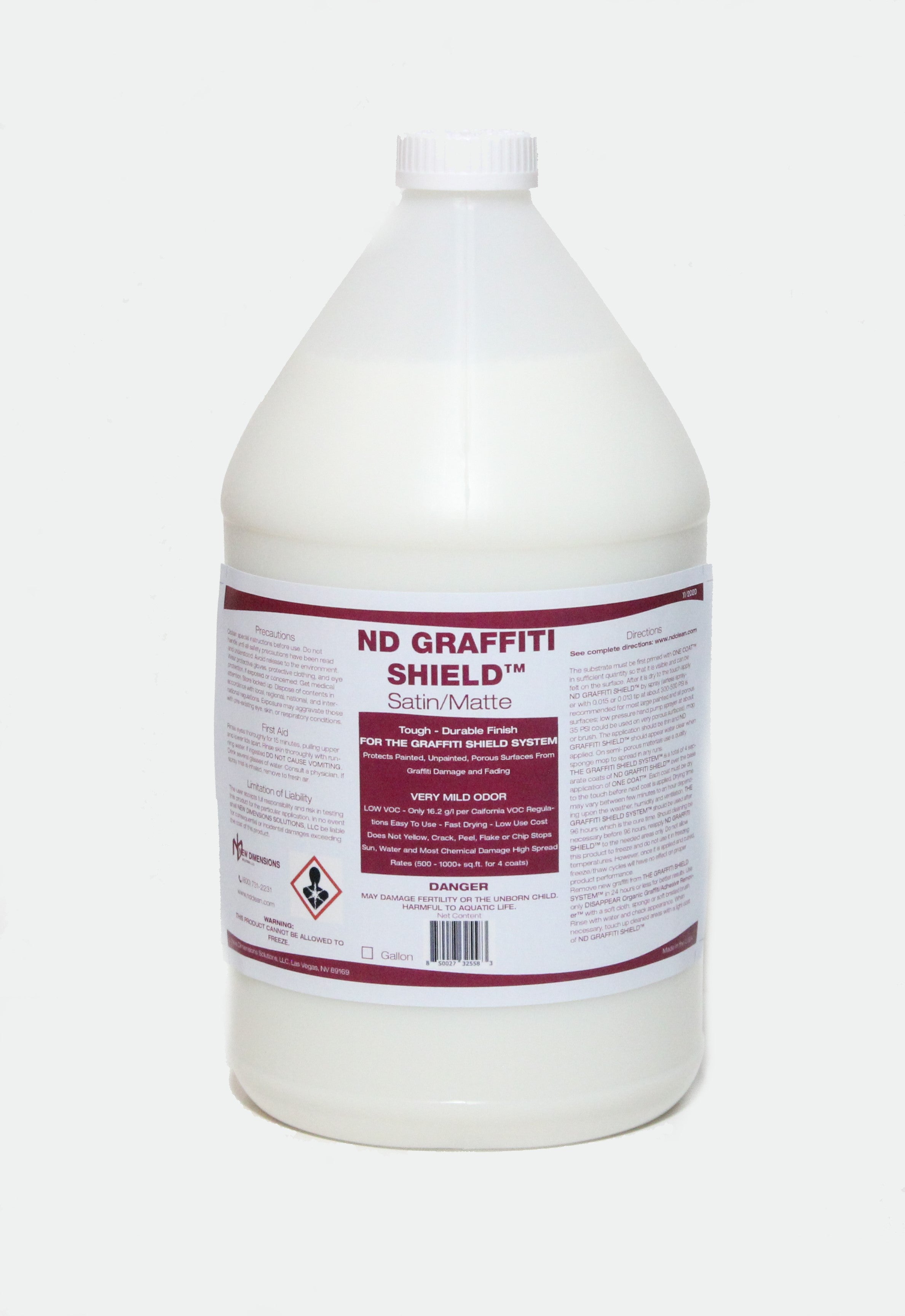 ND Graffiti Shield Protective Topcoat | NEW DIMENSIONS SOLUTIONS, LLC